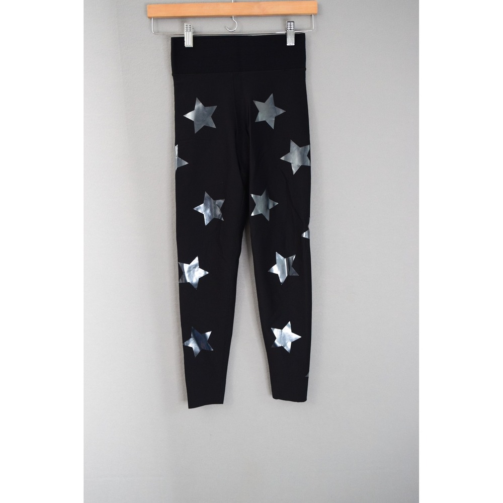 Ultracor Lux Essential Star Knockout Leggings Size Small Black Matte Black